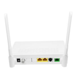 12V DC Eبون FTTH Onu مودم 1Ge + 1Fe + Wifi + Catv + Pots Fiber Onu شبكة الاتصال شبكة الاتصال وحدة