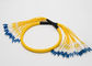 Lc Upc-Lc Upc Patch Cord، Yellow SM Patch Cord 2.0mm 24 Cores Branch